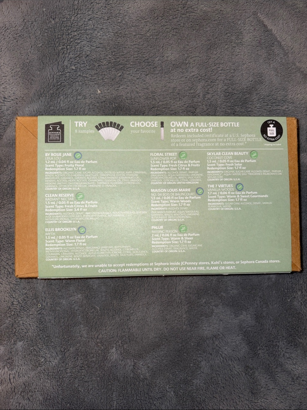 Sephora Favorites Women’s Clean Fragrance Sampler - Picture 2 of 3